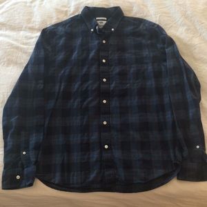 Old Navy Plaid Button Down Size L